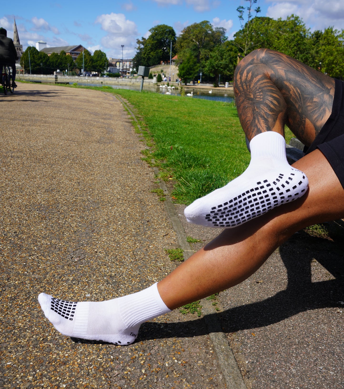 White Crew Sock